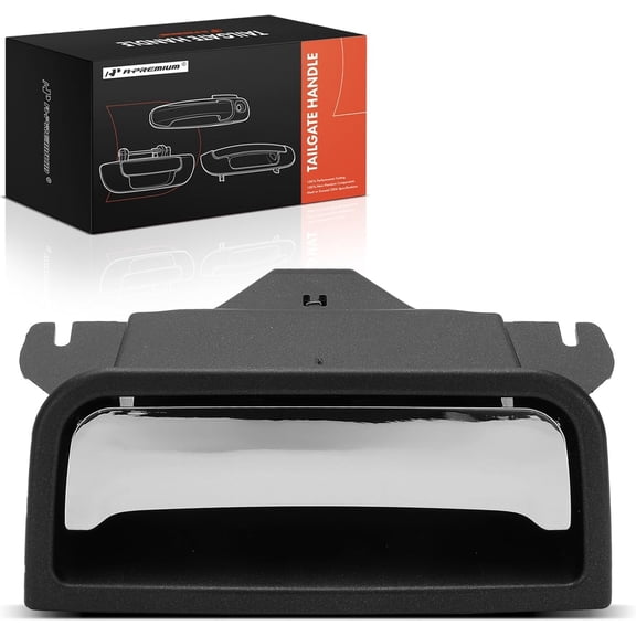 A-Premium Center Console Latch (Chrome) - Compatible with 2014-2020 Chevy Silverado Tahoe Suburban GMC Sierra Yukon - Replace# 22792217 22861304 | Armrest Lid Lock Handle