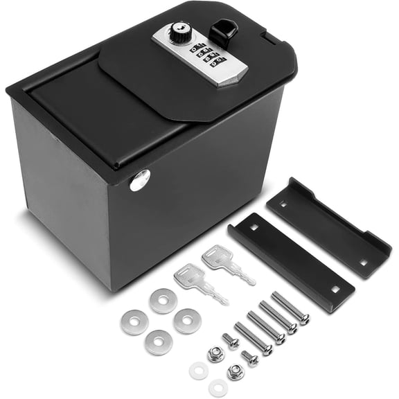 A-Premium Center Console Safe Box Compatible with Toyota RAV4 2019-2020
