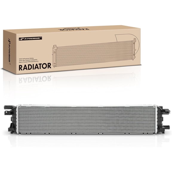 A-Premium Center Lower Engine Coolant Radiator Assembly Compatible with Audi A6 Quattro/A7 Quattro 2012-2015, S4/S5 2010-2012, 3.0L, Replace# 8K0145804F, 8K0145804H