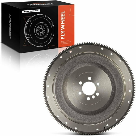 A-Premium Clutch Flywheel Compatible with - 2001-2007 - Chevrolet Silverado 1500 2500 3500 & GMC Sierra 2500 HD, Sierra 3500 Classic, 4.8L 6.0L, 6 Bolt Holes, 168 Teeth, Manual Transmission