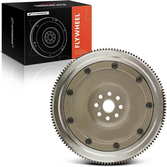 A-Premium Clutch Flywheel Compatible with Subaru Forester 2011-2014, Impreza 2012-2021, Crosstrek 2016-2017, XV Crosstrek 2013-2015, 2.0L 2.5L, 8 Bolt Holes, 124 Teeth, Manual Transmission