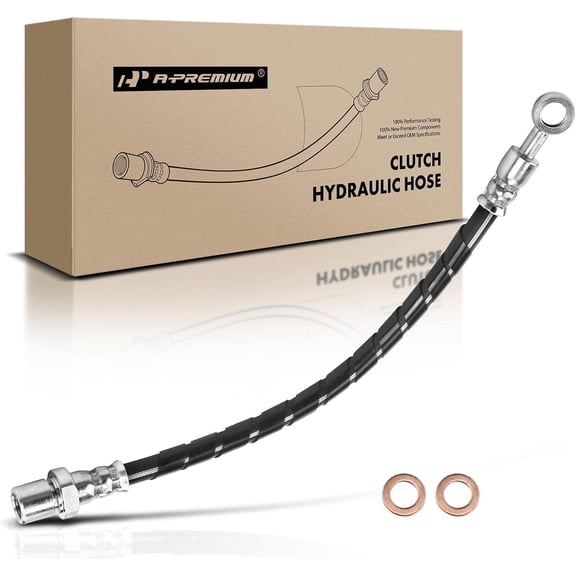 A-Premium Clutch Hydraulic Hose Line Compatible with Subaru Outback 2006-2009, Impreza 2008-2014, Legacy 2007-2012 H4 2.5L Turbocharged, Replace# 37251AG020