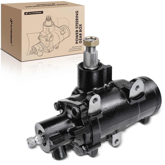 A-Premium Complete Power Steering Gear Box Gearbox Assembly Compatible with 1965-1979, Ford Country Sedan Country Squire Custom Elite Galaxie LTD and Mercury Classic Car
