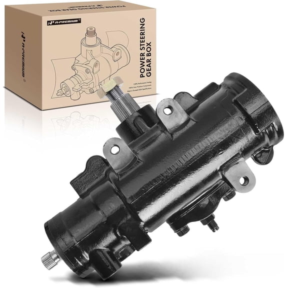 A-Premium Complete Power Steering Gear Box Gearbox Assembly Compatible with Chevy Camaro 1982-1992, El Camino 1986-1987, Monte Carlo 1983-1987