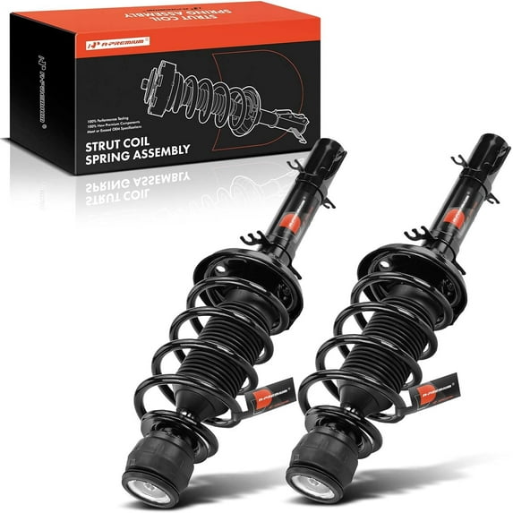 A-Premium Complete Struts Coil Springs Assembly Compatible with Volkswagen Jetta Jetta City/Golf City Golf Beetle Front Side 2-PC Set Fits select: 2005 VOLKSWAGEN JETTA 2.5
