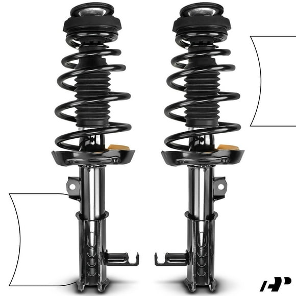 A-Premium Complete Struts Coil Springs Assembly Compatible with Chevrolet Cavalier Pontiac Sunfire 1999-2005 Front Driver and Passenger Side 2-PC Set