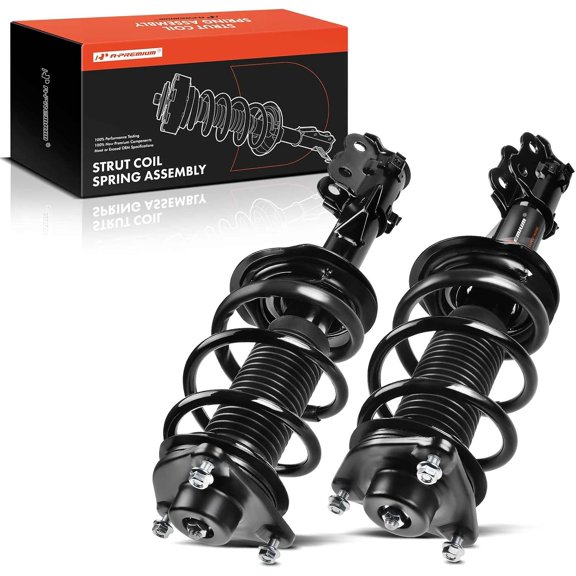 A-Premium Front Struts Compatible with Hyundai Sonata 2012-2014, Exc. Hybrid Models - 2x Replacement Suspension Complete Strut Assembly Shock with Coil Spring