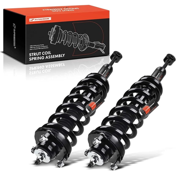 A-Premium Complete Struts Coil Springs Assembly Compatible with Toyota Tacoma 2005-2015 4Runner FJ Cruiser Front Driver and Passenger Side 2-PC Set