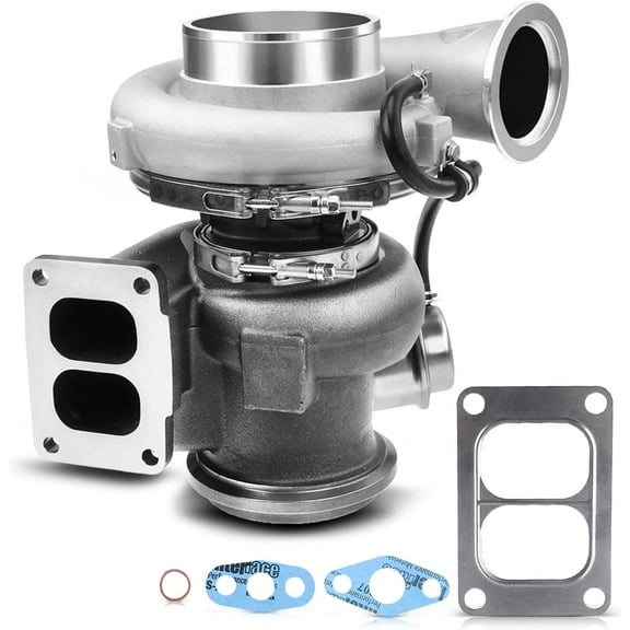 A-Premium Complete Turbo Turbocharger Kit, with Wastegate Actuator & Gasket, Compatible with Caterpillar CT660 & Chevrolet C4500Kodiak & Ford F-350 Super Duty & GMC Sierra 3500 HD, Replace# 23528065