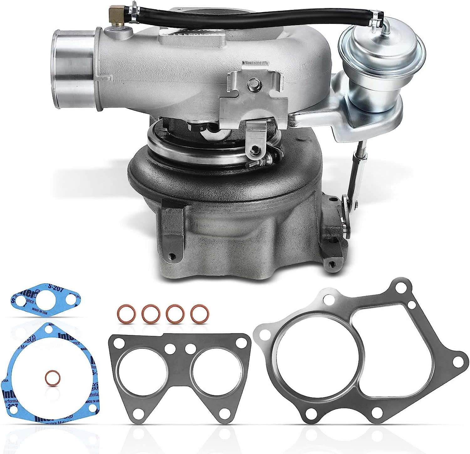 A-Premium Complete Turbo Turbocharger with Wastegate Actuator and Gasket Compatible with Subaru Impreza 2008-2014 H4 2.5L A-Premium - Brandclub - A-Premium Turbo Turbocharger and Complete