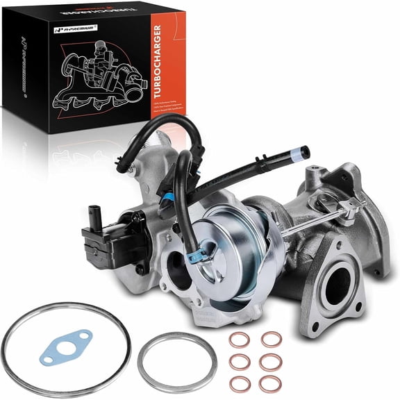 A-Premium Complete Turbo Turbocharger Kit with Wastegate Actuator & Gasket Compatible with Ford Escape 2013-2016 Fiesta 2014-2019 Fusion 2013-2014 Transit Connect 2014-2016 1.6L Turbocharged
