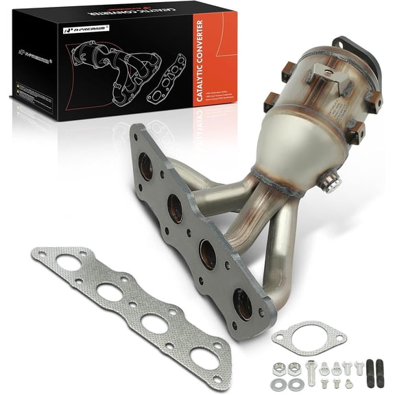 A-Premium Catalytic Converter W/Gasket Kit Compatible with Hyundai & Kia - Accent 2012-2017, Veloster 2012-2017, Soul 2012-2014, Rio 2012-2016 - L4 1.6L - E.P.A. Compliant