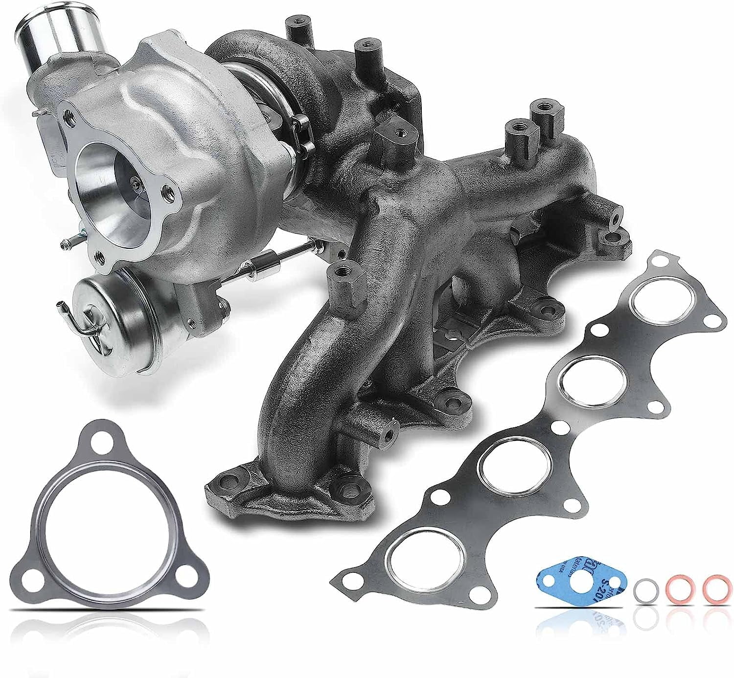 A-Premium Complete Turbo Turbocharger Kit, with Wastegate Actuator 