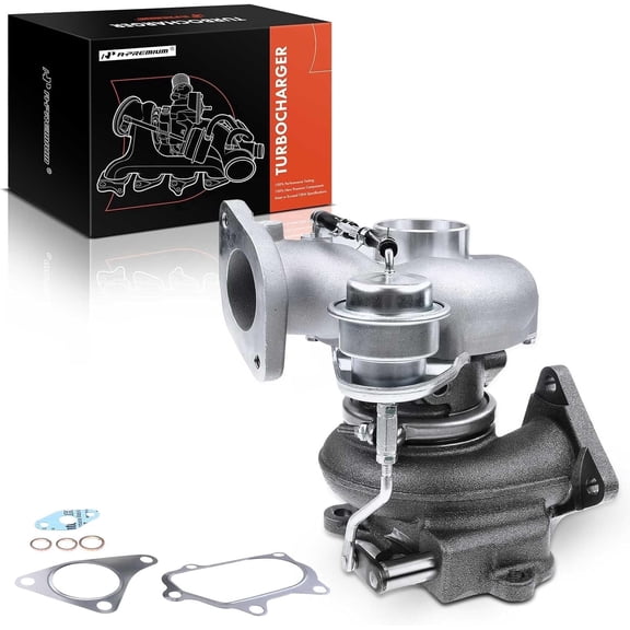 A-Premium Complete Turbo Turbocharger Kit with Wastegate Actuator & Gasket Compatible with Subaru Impreza 2008-2014 Legacy Outback 2005-2009 WRX 2013-2014 2.5L Replace# VF52 14411-AA800
