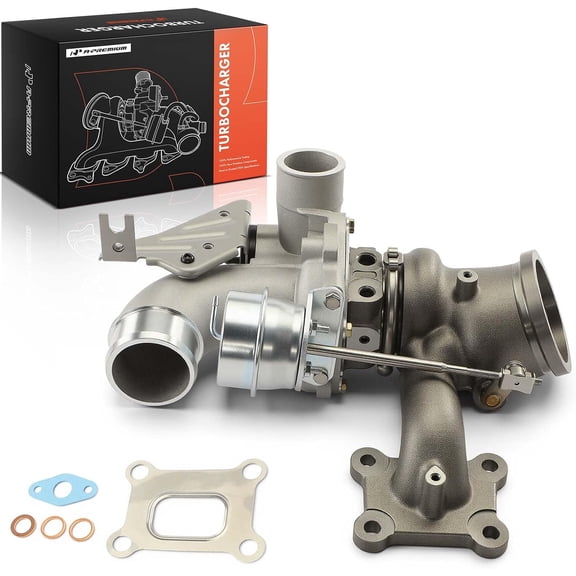 A-Premium Complete Turbocharger Turbo Kit with Gasket Compatible with Ford Explorer 2013-2015, Edge 2013-2014, 2.0L, K03, Replace# 5303-970-0600, CB5Z-6K682-D
