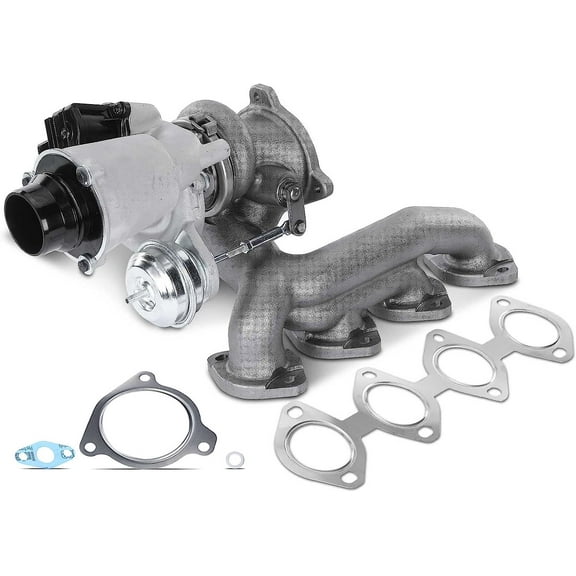 A-Premium Complete Turbocharger Turbo Kit with Gasket Compatible with Mercedes-Benz W212 Series C250 2012-2015, W212 Series E250 2011-2016, R172 Series SLK250 2012-2015 1.8L, Replace# 110921-0219