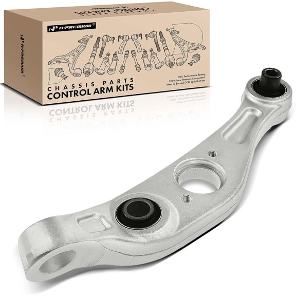 A-Premium Front Right Forward Lower Control Arm, with Bushing | Compatible with Infiniti G35 2005-2006, AWD, Fix Clunking Noise Over Bumps