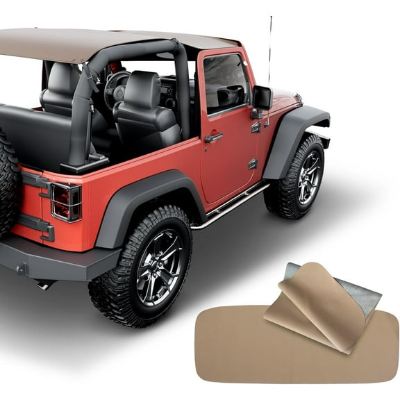 A-Premium Convertible Soft Top Compatible with Jeep Wrangler, TJ 1997-2006, Sport Utility, Replace# JST93617