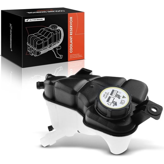 A-Premium Coolant Expansion Tank Compatible with Land Rover LR2 2008-2015 Range Rover Evoque 2012-2016 L4 2.0L L6 3.2L