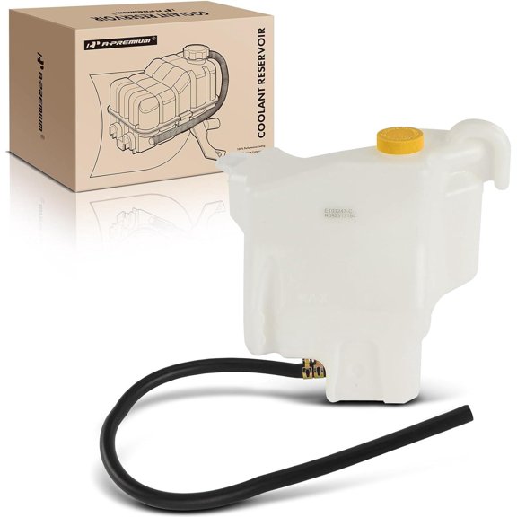 A-Premium Coolant Expansion Tank Compatible with Nissan Altima 2007-2013 L4 2.5L 2013 Coupe Only Maxima V6 3.5L 2009-2014 Front