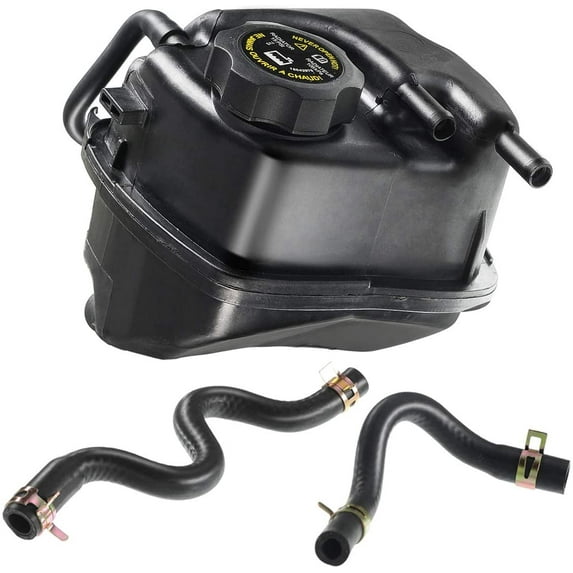A-Premium Coolant Expansion Tank Replacement for Saab 9-3 2006-2009 Front