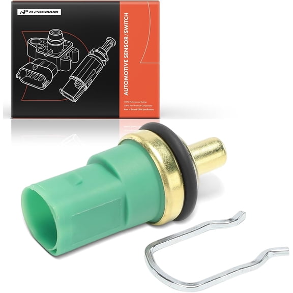 A-Premium Coolant Temperature Sensor Compatible with Audi A3 1999-2004 A4 A6 A8 TT Quattro S3 S4 S5 S6 S8 Volkswagen Beetle Golf Jetta Passat Polo Seat Ibiza Leon