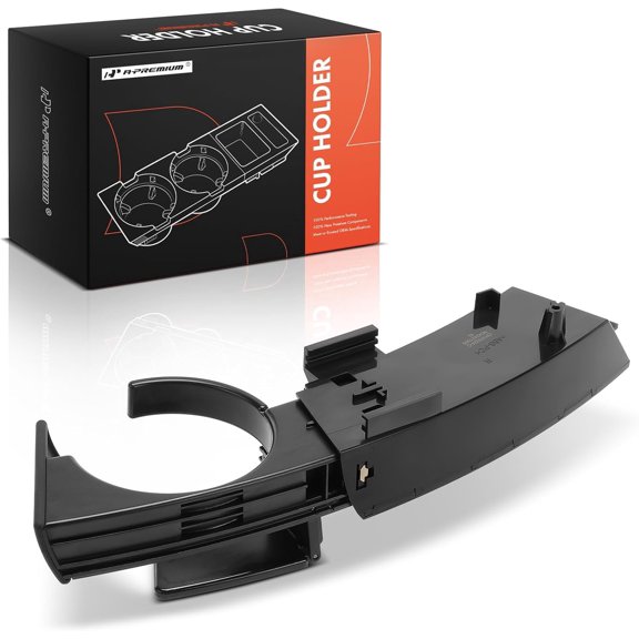 A-Premium Cup Holder Compatible with BMW Z4 2003-2008, Right Side, Black, Replace# 51457070326