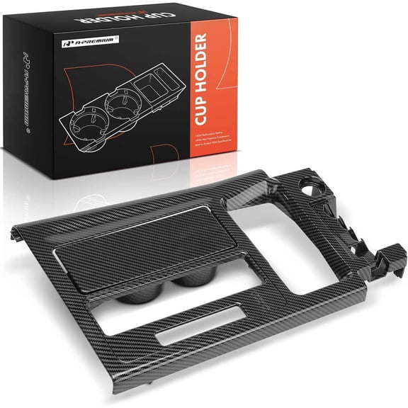 A-Premium Cup Holder Compatible with Chevrolet Corvette 1994 1995 1996, Center Console, Automatic Transmission, Replace# 10265546
