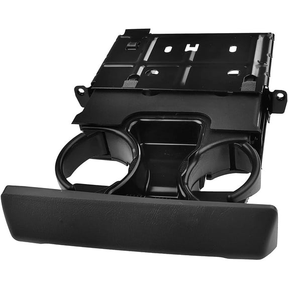 A-Premium Dark Cup Holder Compatible with Ford F-250 F-350 F-450 F-550 Super Duty 2005-2007 Location Dashboard