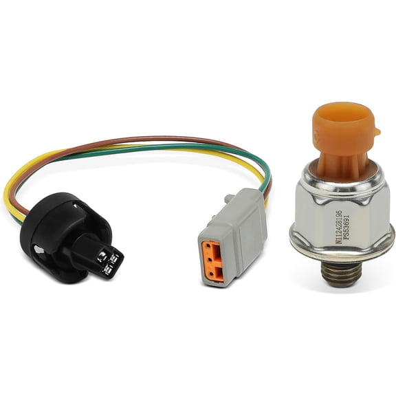A-Premium Diesel Injection Control Pressure Sensor [3 Pins] Compatible with IC Corporation 1300 FBC, 3000 Chassis, 3000 IC, CE Commercial Integrated & International Harvester 3200, 4300, 4400, 4900