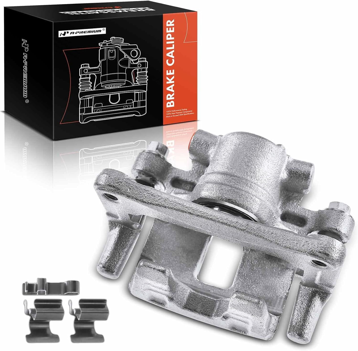 A-Premium Disc Brake Caliper Assembly with Bracket Compatible with 200 ...