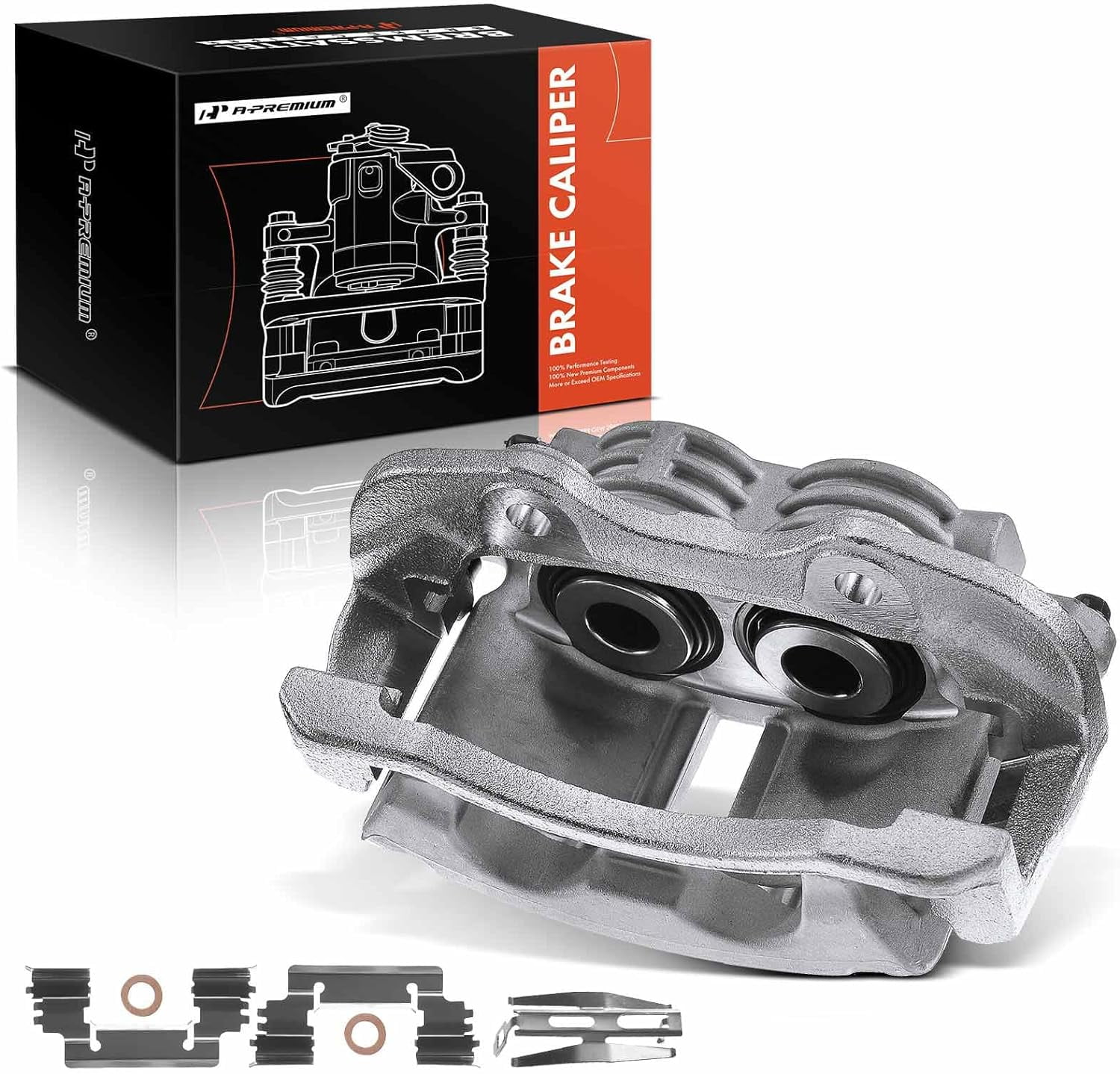 A-Premium Disc Brake Caliper Assembly with Bracket Compatible with ...