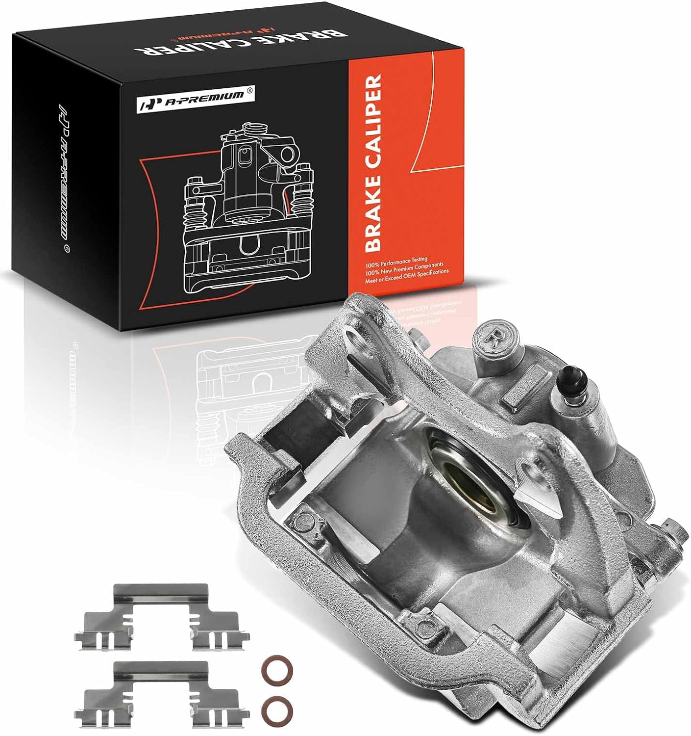 A-Premium Disc Brake Caliper Assembly with Bracket Compatible with ...