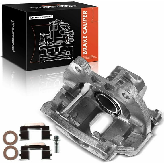 A-Premium Disc Brake Caliper Assembly with Bracket Compatible with Chevrolet Trailblazer 2002-2009 Buick Rainier 2004-2007 GMC Envoy Saab 9-7x Rear Right Passenger Side