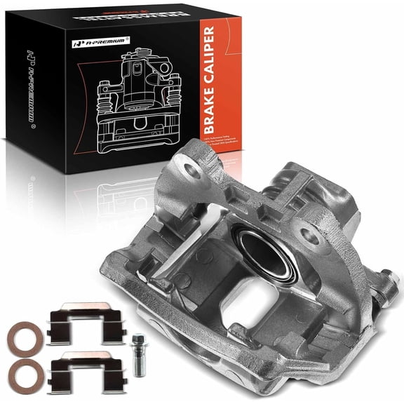 A-Premium Disc Brake Caliper Assembly with Bracket Compatible with Chevrolet Trailblazer 2002-2009 Buick Rainier 2004-2007 GMC Envoy Saab 9-7x Rear Right Passenger Side