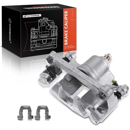 A-Premium Disc Brake Caliper Assembly with Bracket Compatible with Chevrolet Venture 1997-2005 Buick Rendezvous 2002-2007 Oldsmobile Silhouette Rear Right Passenger Side