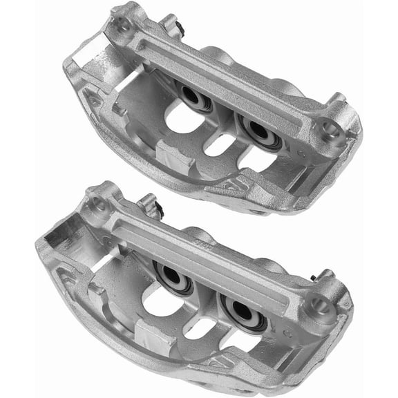 A-Premium Rear Disc Brake Caliper Assembly with Bracket Compatible with Select Ford Models - E-150/E-250 2008-2014, Econoline Van/Wagon 2010-2014, E-350 Super Duty 2008-2019, E-150 Econoline 2008