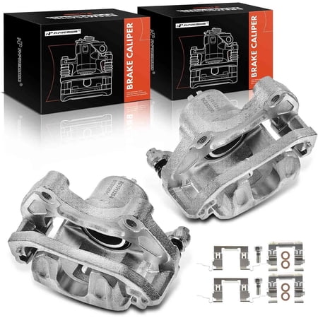 A-Premium Disc Brake Caliper Assembly with Bracket Compatible with Select Infiniti and Nissan Models - I35 2002-2004, Altima 2002-2006, Maxima 2002-2003/2008 - Front Driver and Passenger Side