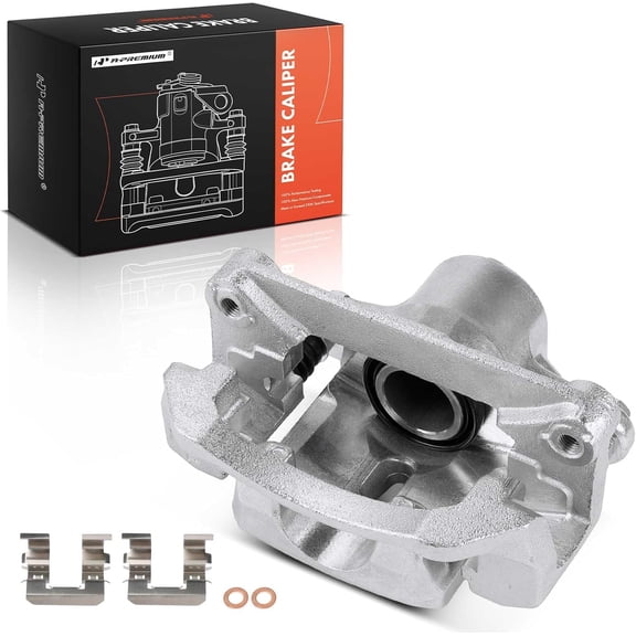 A-Premium Disc Brake Caliper Assembly with Bracket Compatible with Scion, Subaru & Toyota Vehicles - FR-S FRS 2013-2016, BRZ 2013-2020, 86 2017-2020 - Rear Left Driver Side