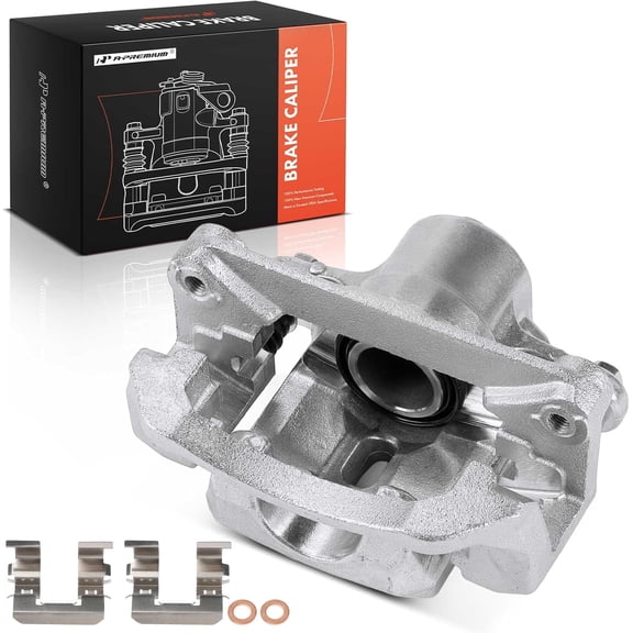 A-Premium Disc Brake Caliper Assembly with Bracket Compatible with Scion, Subaru & Toyota Vehicles - FR-S FRS 2013-2016, BRZ 2013-2020, 86 2017-2020 - Rear Right Passenger Side