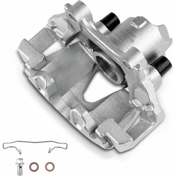 A-Premium Disc Brake Caliper Assembly with Bracket Compatible with Select Audi and Volkswagen Models - TT, TT Quattro 2000-2006, Golf 2002/2005, for Jetta 2005 - Front Right Passenger Side