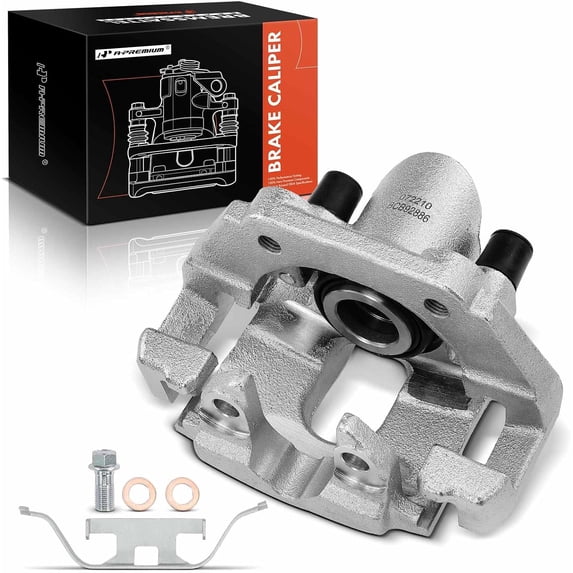 A-Premium Disc Brake Caliper Assembly with Bracket Compatible with Select BMW Models - 535i, 535i GT, 545i, 550i, 645Ci, 650i, 745i, 745Li, 750i, 750Li, 760i, 760Li - Rear Right Passenger Side