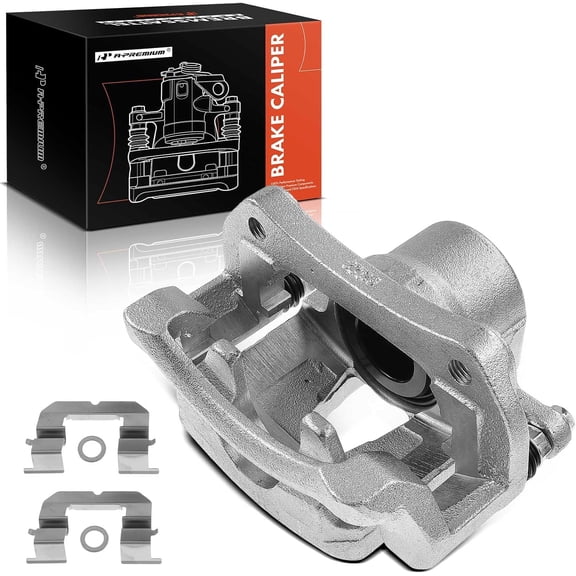 A-Premium Disc Brake Caliper Assembly with Bracket Compatible with Select Chevy Models - Bolt EV 2017-2020, Cruze/Volt 2016-2019 - Front Left Driver Side