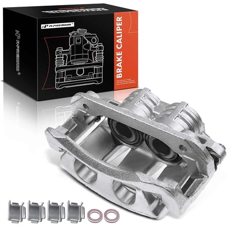 A-Premium Disc Brake Caliper Assembly with Bracket Compatible with Select Ford Models - For Mustang 2005 2006 2007 2008 2009 2010 2010 - Front Left Driver Side