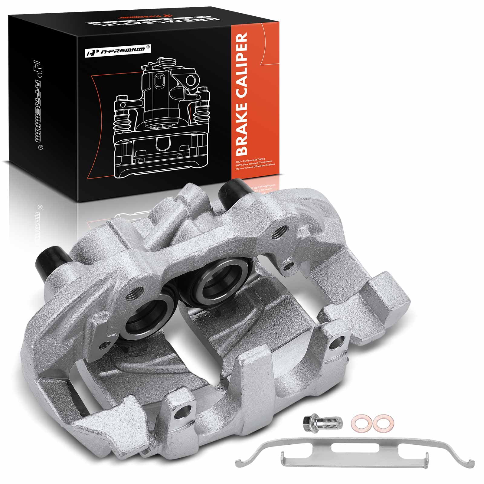 A Premium Disc Brake Caliper Assembly with Bracket Compatible wi 並行輸入品 : A-Premium Disc Brake Caliper Assembly with Bracket