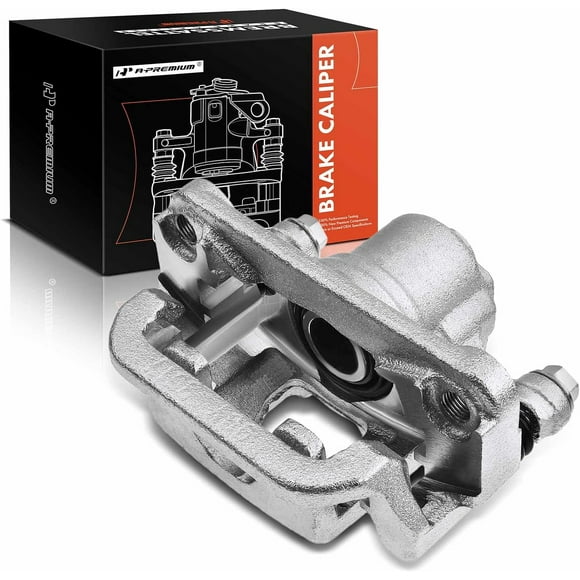 A-Premium Disc Brake Caliper Assembly with Bracket Compatible with Select Nissan Models - Juke 2011-2017, Sentra 2007-2019, Tiida 2007-2010 - Rear Right Passenger Side
