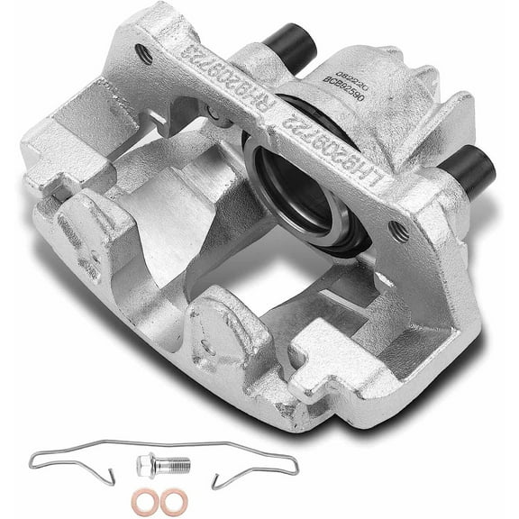 A-Premium Disc Brake Caliper Assembly with Bracket Compatible with Select Volvo Models - S60 2001-2005, S80 1999-2001, V70 2001-2005, XC70 2003-2007 - Front Left Driver Side