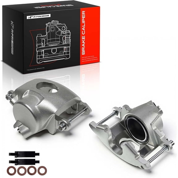A-Premium Front Left and Right Side Disc Brake Caliper without Bracket | Compatible with Chevy, Cadillac, Buick, GMC, Pontiac & Oldsmobile Models - Impala, Camaro, Caprice, LeSabre, Riviera, Electra
