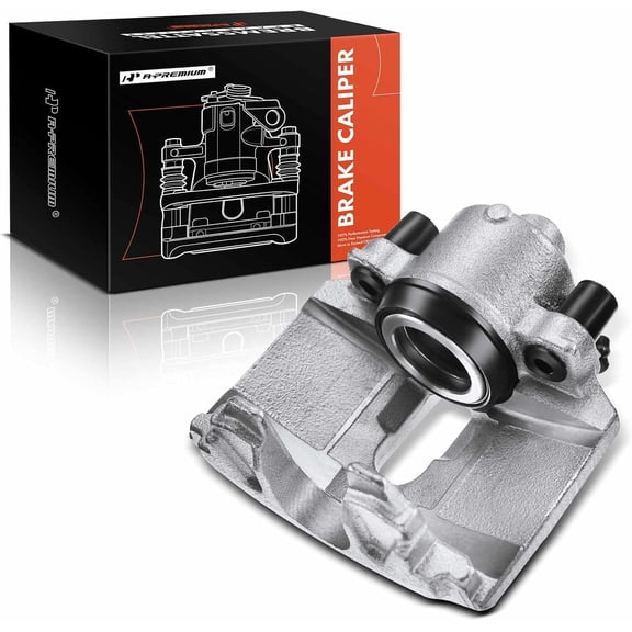 A-Premium Disc Brake Caliper Assembly Compatible with Select Audi Mand Volkswagen Models - A1 11-13, A3 10-13, Beetle 12-19, Bora 05-10, Golf 10-14, For Jetta 05-18, Rabbit 06-09 - Front Left Driver