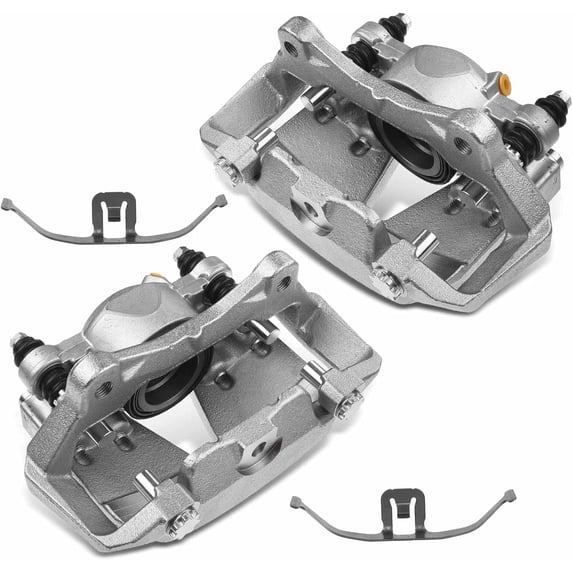 A-Premium Disc Brake Caliper Assembly Compatible with Audi Q5 2009 2010 2011 2012 Front Left and Right Side 2-PC Set